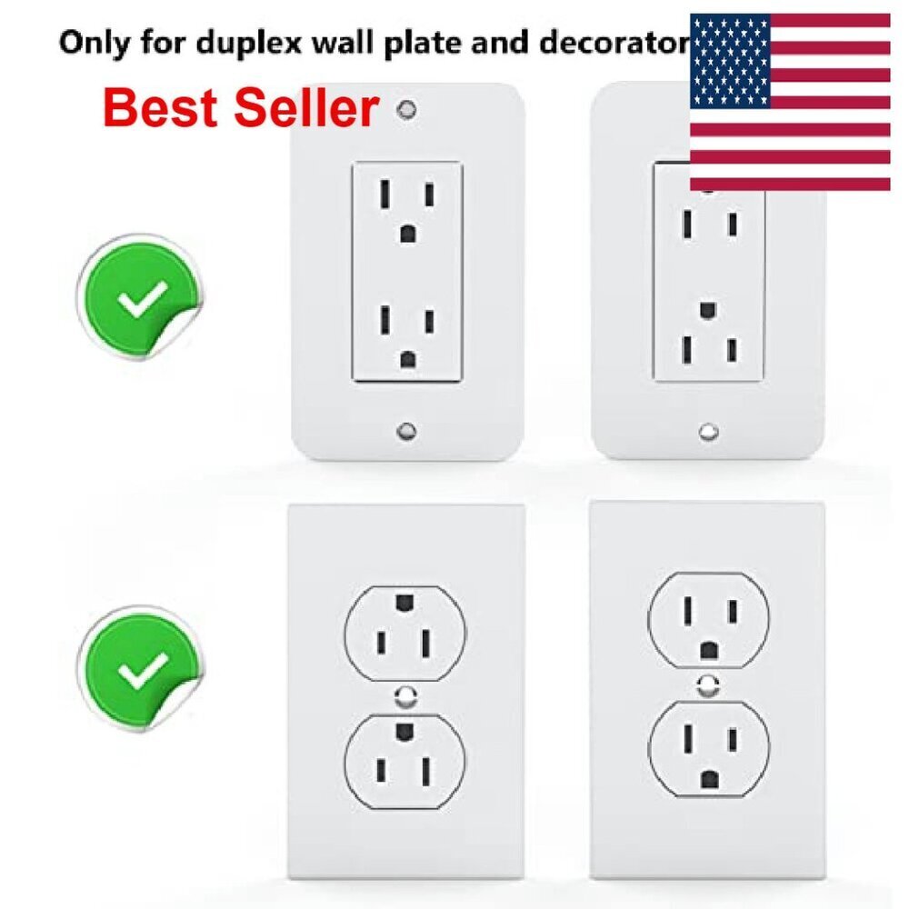 Outlet Shelf Wall Organizer Space Saving Duplex Holder Bathroom Kitchen View 5